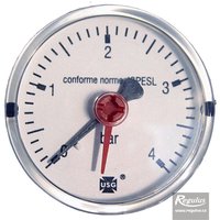 Picture: Pressure gauge, 4 bar, d=63mm, G 1/4", rear conn.