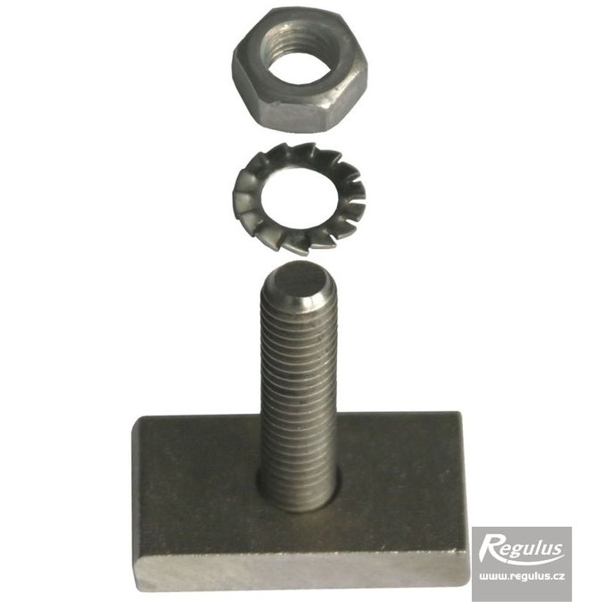 Photo: M8x30 Bolt, travelling head, for mounting rails