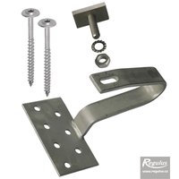 Picture: Anchor for Bramac roof tiles - stainless-steel, for roof rafters, w. bolts
