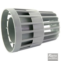 Picture: 60/100 mm Flue Terminal Grille, air/flue, conical