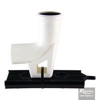 Picture: 60 mm 90° Elbow, incl. support, PP