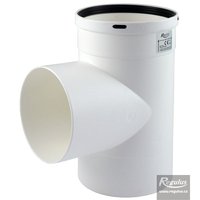 Picture: 125 mm Chimney T-piece, M-M-F