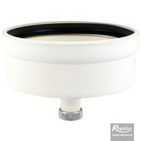 Picture: 125 mm Cap w. Condensate Trap for T-piece (14548)