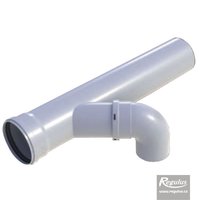 Picture: Extensie pentru montaj tip cascadă  diam. 125,  cot cu diam. 100mm, PP