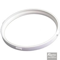 Picture: 125 mm Gasket, 2 lips, white, with theeth, air only!