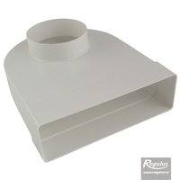 Picture: 90° Elbow Transition rectangular to round