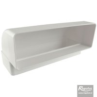 Picture: 90° vertical elbow, 60x200 mm