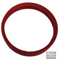 Picture: 80 mm Gasket, 2 lips, red