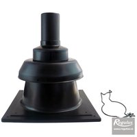 Picture: Chimney Cowl diam. 80, chimney plate