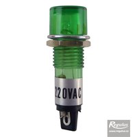 Picture: Glow Indicator, 230V, green, for heating elements w. thermostat