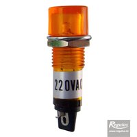 Picture: Glow Indicator, 230V, yellow, for heating elements w. thermostat