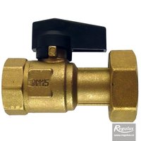 Picture: Ball Valve with union nut, 1"x3/4" Fu/F