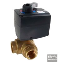 Picture: VZK R 325 L 1F Three-Way Ball Valve, 2-point actuator, 15 s