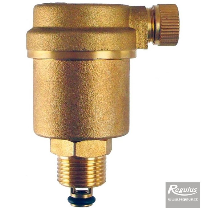 Photo: Air Vent Valve, 3/8", side outlet, all-brass