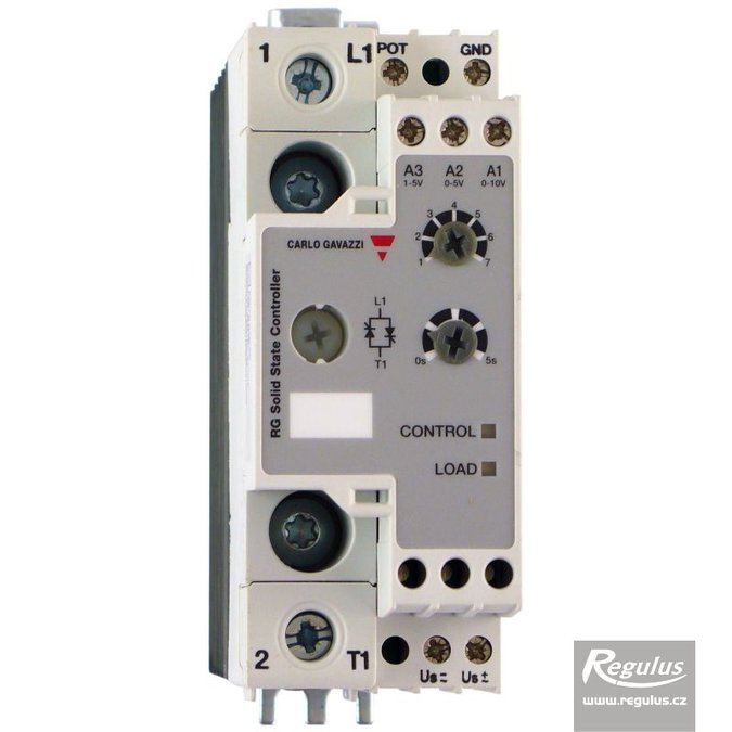 Photo: SSR relay, single-pole, 0-10V input, 24VDC/VAC power supply