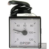 Picture: Thermometer, 0-120°C, 1 m capillary, with OPOP logo