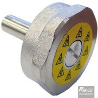 Picture: Cap w. threaded magnet for ball valve w. filter