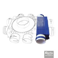 Picture: Extension kit, 2x75mm, for air distribution box