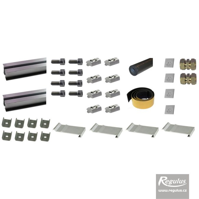 Photo: Mount and interconnection kit for 2 KPS11+ solar collectors