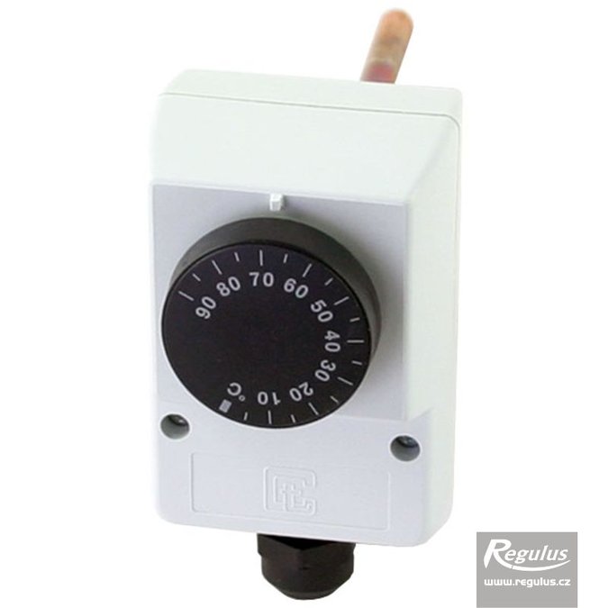 Photo: Encased adjustable immersion thermostat, 0-90°C
