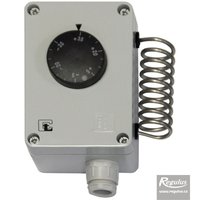 Picture: Encased room thermostat, -35/+35°C, IP 55, stainless-steel sensor