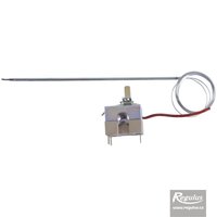 Picture: Adjustable thermostat, 0-300°C, 2m capillary, inox sensor
