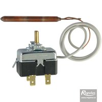 Picture: Adjustable thermostat, 40-90°C, 1m capillary