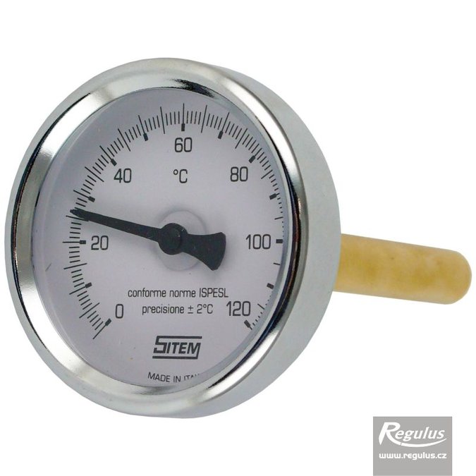 Stout Bimetall Anlegethermometer Rohrthermometer 0-120°C nur