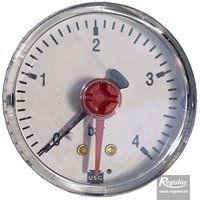 Picture: Pressure gauge, 4 bar, d=50mm, G 1/4", rear connection